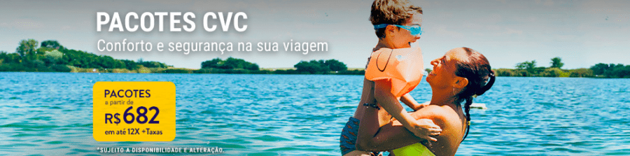 pacotes de viagem cvc