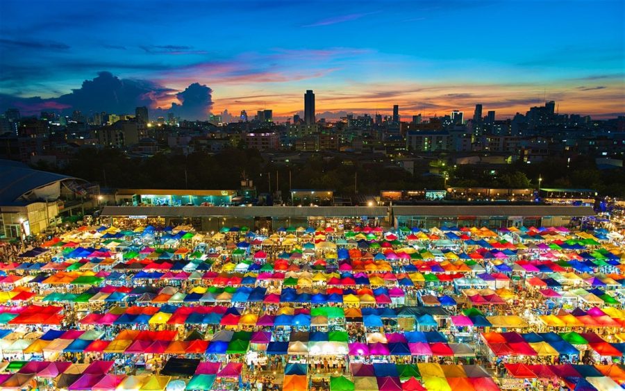 mercado chatuchak bangkok tailândia